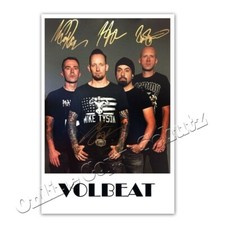 Volbeat Metal-Band aus  Kopenhagen - Autogrammfoto  / autograph