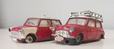 2x Corgi Toys Autos: BMC Mini Cooper S, Morris Mini Cooper Vintage Bastlerware