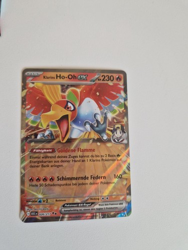 Pokémon karte klarins oh - klarins, ho-oh