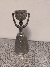 Vintage Braut Fein Zinn Becher