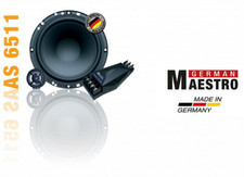 16,5cm / 6,5in 2-Wege Komponentensystem Auto Lautsprecher German Maestro AS6511