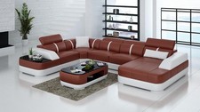 Ledersofa Polster Sitz Eck