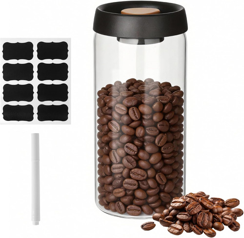 Großer vakuum kaffeebehälter - vakuum,