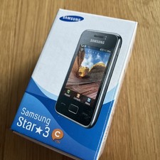 Leerkarton original Samsung Star 3 - GT-S5220 Packung Verpackung Box m. Handbuch