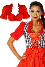 12107 Dirndlbluse Rot