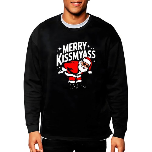Merry kiss ass santa - merry,