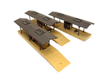 VOLLMER Spur N 7541 3-teiliger Bahnsteig mit Rampen - beleuchtet | B280