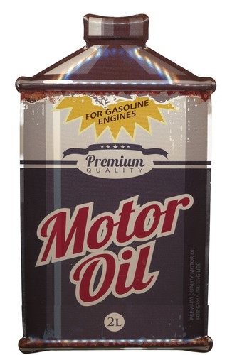 Blechschild motoroil auto - blechschild, "motoroil"