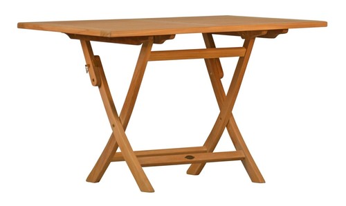 Teak klapptisch rechteckig - teak,