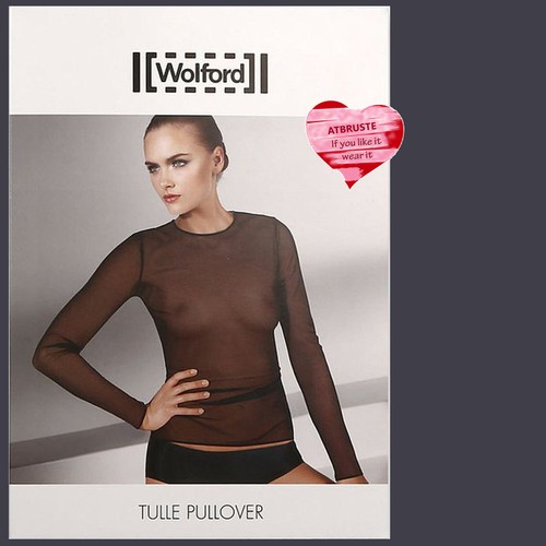 Wolford tulle pullover 59998 - wolford,