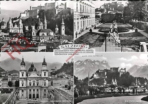 Ansichtskarte salzburg - ansichtskarte,