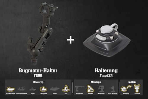 Set trolling motor - trolling, e-motor