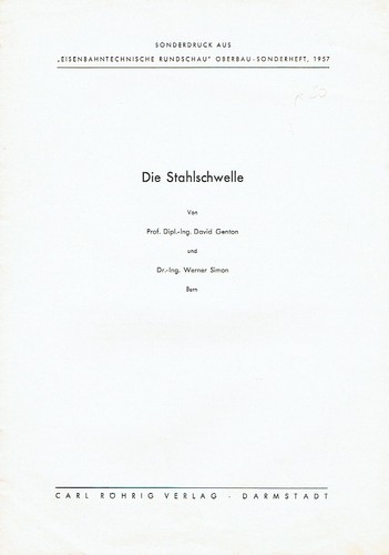 Genton simon die stahlschwelle - genton,