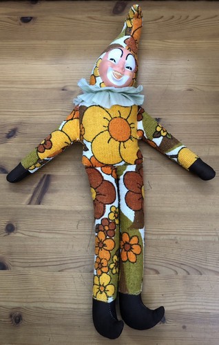 Harlekin puppe antik vintage - puppe,
