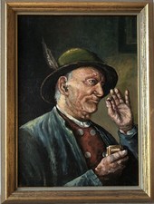 GENRE ÖLGEMÄLDE PORTRÄT