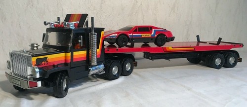 Car transporter truck - car,