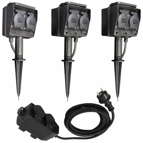 2fach 4fach gartensteckdose - 2fach,