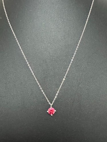 Zirkonia pink rot - 925, silber