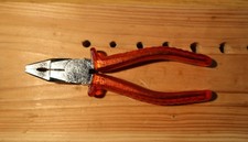  Knipex ,alte  Kombizange 160 mm, Griffe mit Kunststoff überzogen, Zange