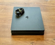 Sony PlayStation 4 Slim 500GB PS4 Spielekonsole Schwarz CUH-2216A + Stromkabel