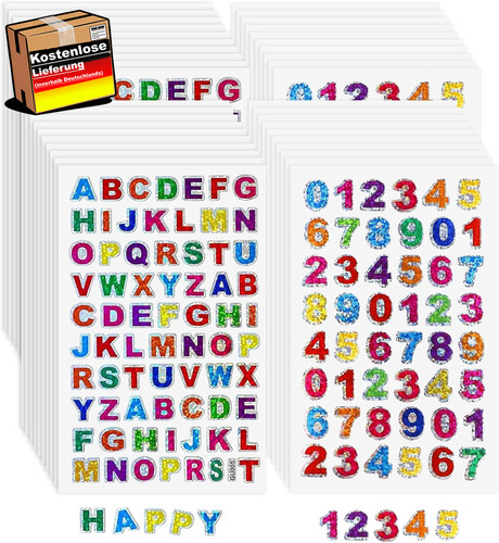 Buchstaben aufkleber - buchstaben,