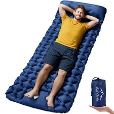 Isomatte selbstaufblasend Camping Luftmatratze Matratze Campingmatte Fußpumpe