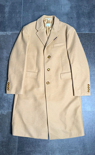 Burberry langer mantel beige - burberry,