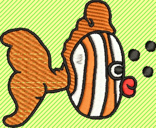 Stickdatei fisch stiche - ,
