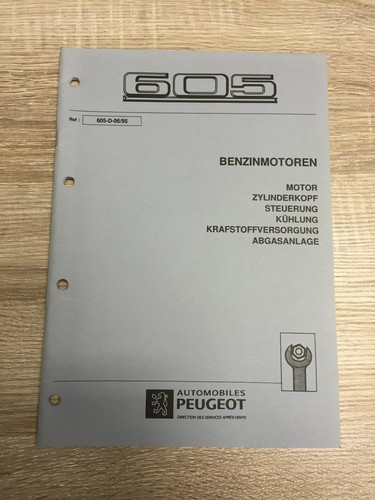 Werkstatthandbuch peugeot 605 - werkstatthandbuch,