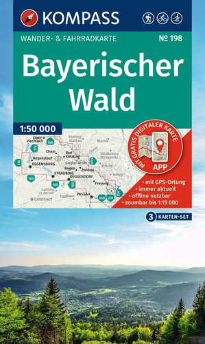 Kompass wanderkarten set 198 - wanderkarten-set,