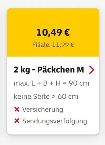 Dhl kg päckchen - eu,