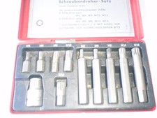 Schraubendreher-Bit-Satz | Innenvielzahn (für XZN)  11-tlg. mit Aufnahmest.1/2"