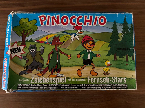 Alte pinocchio malschablonen - pinocchio,