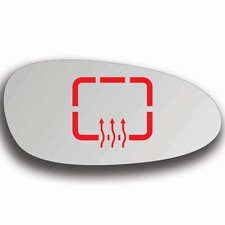 Spiegelglas Rechts Beheizbar für Porsche Boxster 2004 - 2009