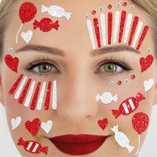 Tattoo Roter Clown rot Gesicht