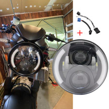7 Zoll LED Motorrad Scheinwerfer Haupt Blinker E-Geprüft Für Suzuki SV 650 WCX0