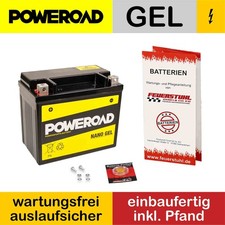 Derbi GP1 250, 2006-2010, Gel Batterie, wartungsfrei startklar (inkl 7,50 Pfand)