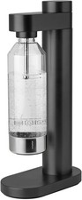 Stelton | Brus Wassersprudler Getränkesprudler | Edelstahl Trinkwasser | Schwarz