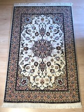 Feiner Unikat Handgeknüpfter ORIENTTEPPICH Täbris Raj mit Seide