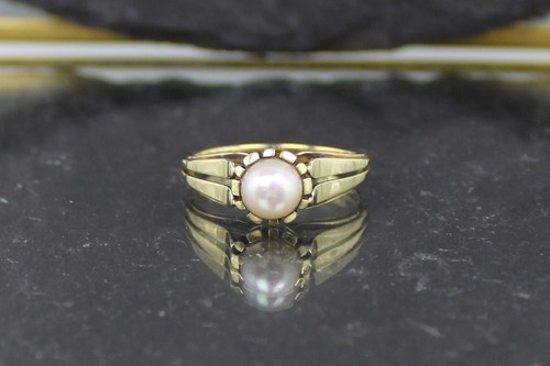 Perlenring goldring 585er - perlenring,, goldring,