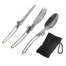 Besteck Utensilien-Set Besteck-Set Camping Klappbar Mit Tasche Heißer Verkauf