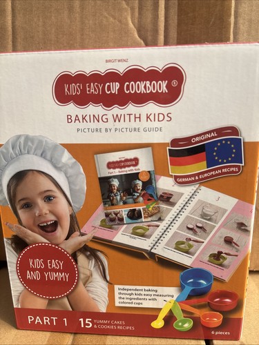 Kinderkochbuch mit bechern set - mit,