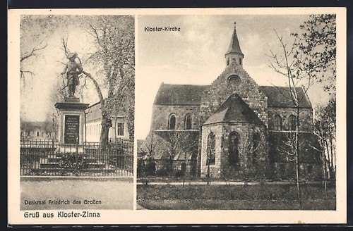Ansichtskarte kloster zinna - ansichtskarte, kloster-zinna