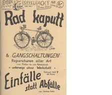 Rad kaputt & Gangschaltungen -