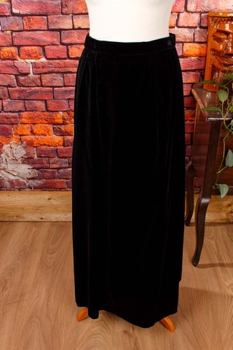 Vintage 80er gothic samtrock - vintage,