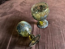 2 alte Wein Römer Römerglas Weinglas Kelchglas  12cm