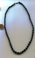 Schöne alte  Kette mit Onyx