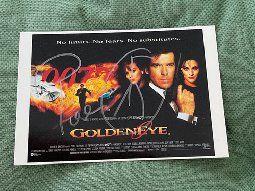 Pierce brosnan autogramm james - brosnan,