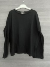Kasten Shirt Schwarz Gr. S von Zara 