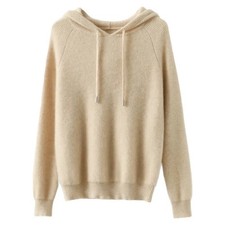 Lockerer Strick Hoodie Hoodie